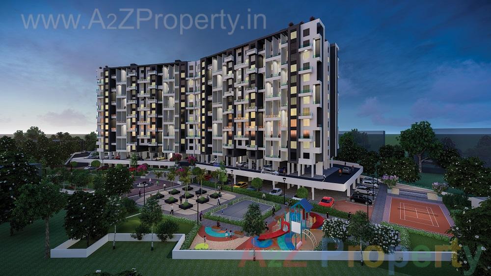 3D Elevation of real estate project Msr Seasons located at Pimpri-chinchawad-m-corp, Pune, Maharashtra