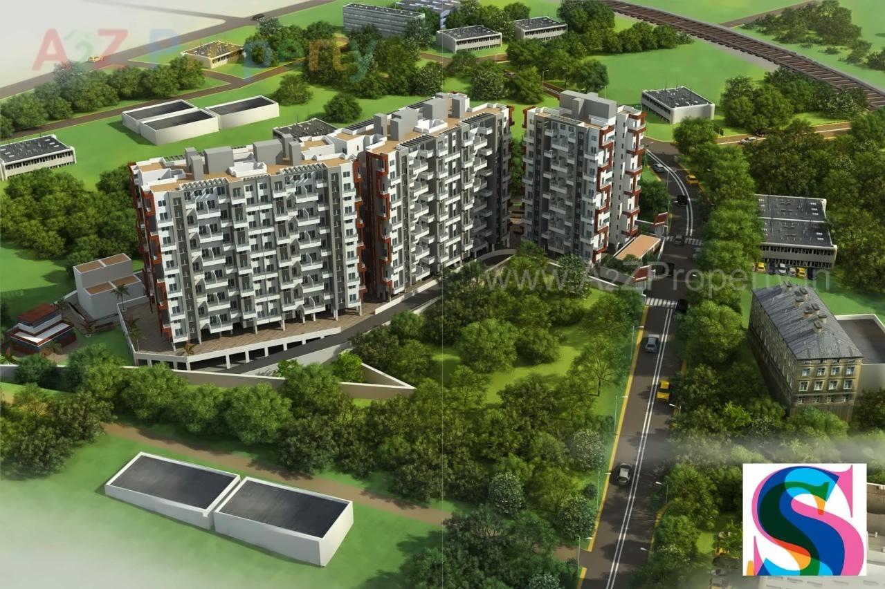 3D Elevation of real estate project Msr Seasons located at Pimpri-chinchawad-m-corp, Pune, Maharashtra