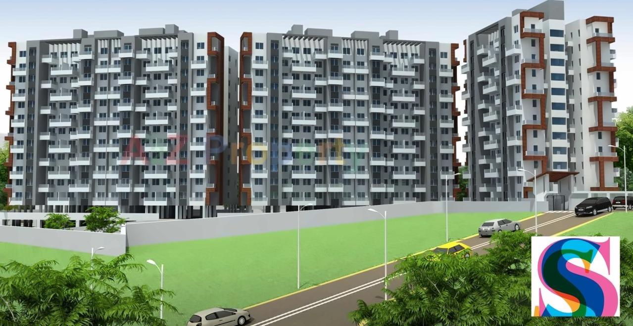 3D Elevation of real estate project Msr Seasons located at Pimpri-chinchawad-m-corp, Pune, Maharashtra