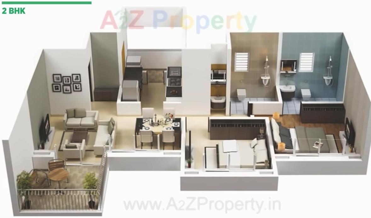 Layout of real estate project My Home Punawale located at Punawale, Pune, Maharashtra