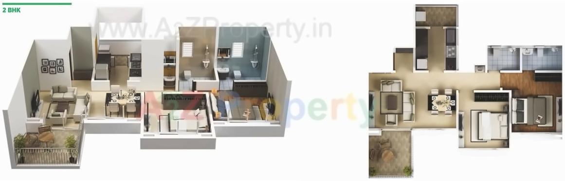 Layout of real estate project My Home Punawale located at Punawale, Pune, Maharashtra