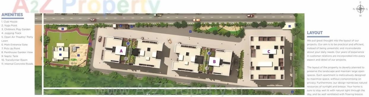 Layout of real estate project My Home Talegaon located at Talegaon-dabhade-r, Pune, Maharashtra