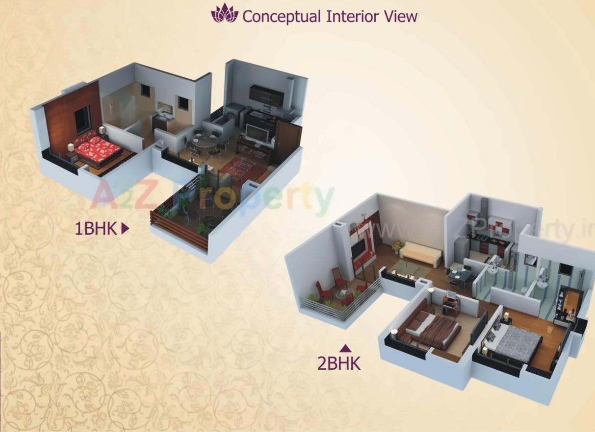 Layout of real estate project Mystique Wonder located at Narhe, Pune, Maharashtra