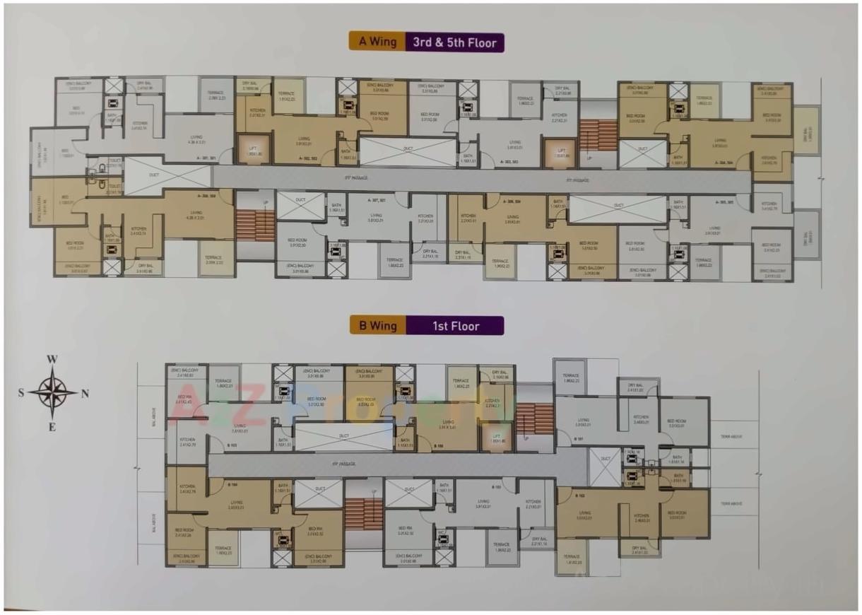 Layout of real estate project Naath Residency located at Pimpri-chinchawad-m-corp, Pune, Maharashtra