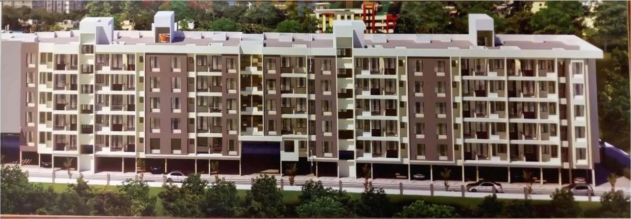 3D Elevation of real estate project Naath Residency located at Pimpri-chinchawad-m-corp, Pune, Maharashtra