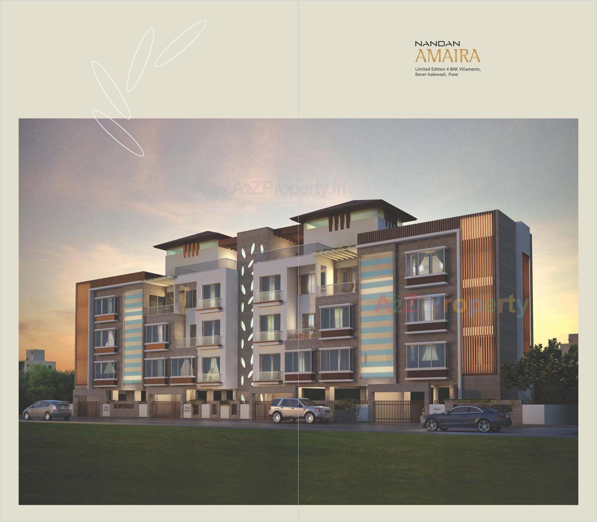 3D Elevation of real estate project Nandan Amaira located at Pune-m-corp, Pune, Maharashtra