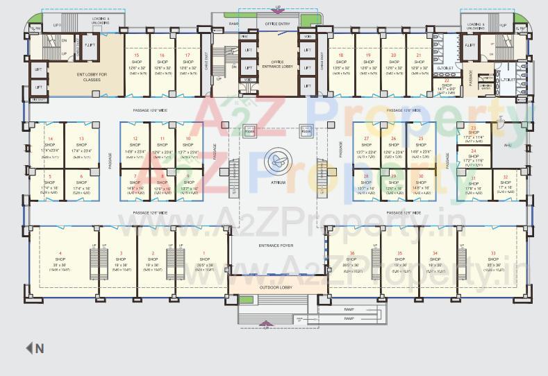 3D Elevation of real estate project Nandan Probiz located at Pune-m-corp, Pune, Maharashtra