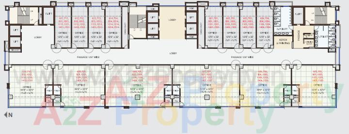 3D Elevation of real estate project Nandan Probiz located at Pune-m-corp, Pune, Maharashtra
