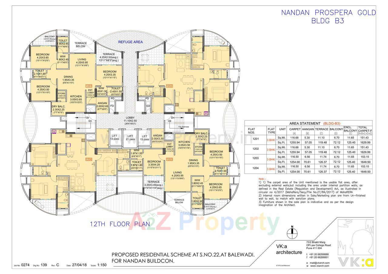 000000000 of real estate project Nandan Prospera Gold located at Baner, Pune, Maharashtra