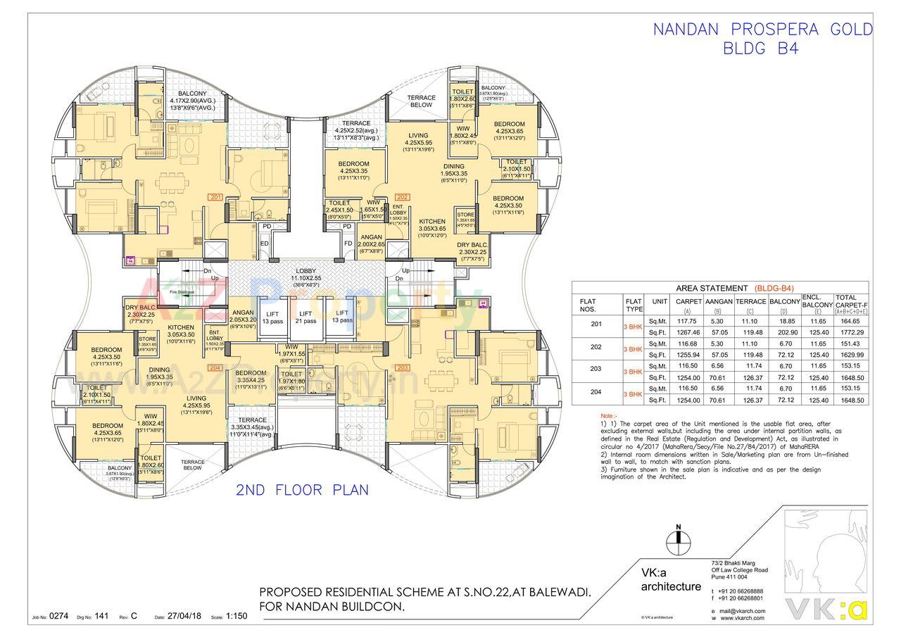 00001 of real estate project Nandan Prospera Gold located at Baner, Pune, Maharashtra