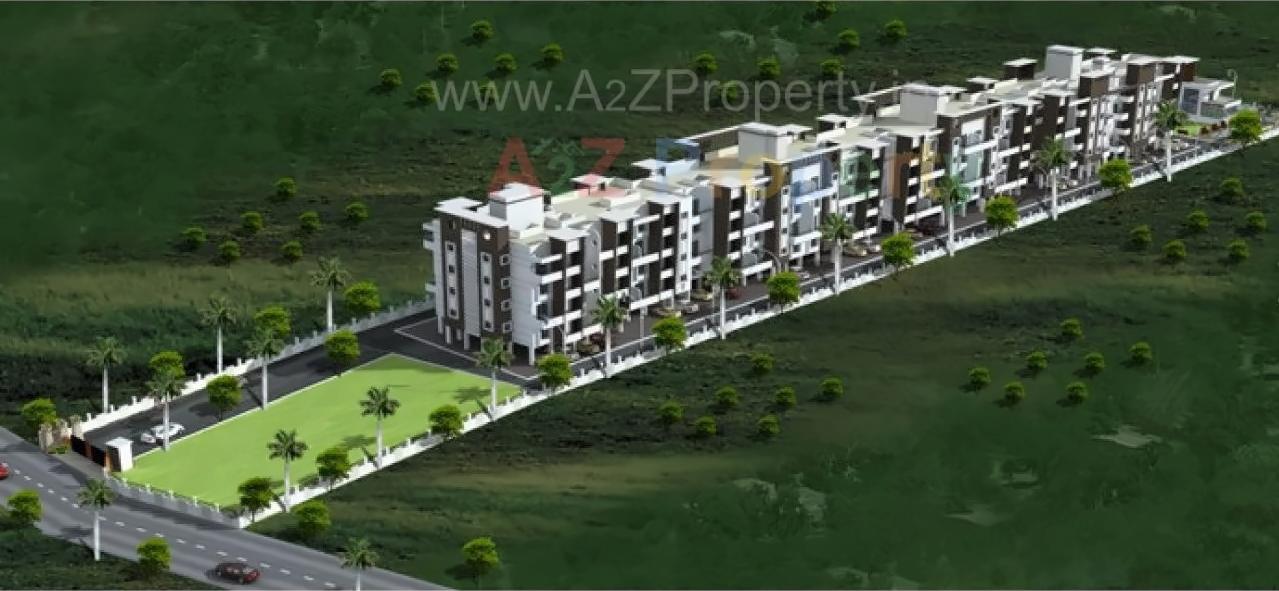 3D Elevation of real estate project Nandini Orchid located at Wadki, Pune, Maharashtra