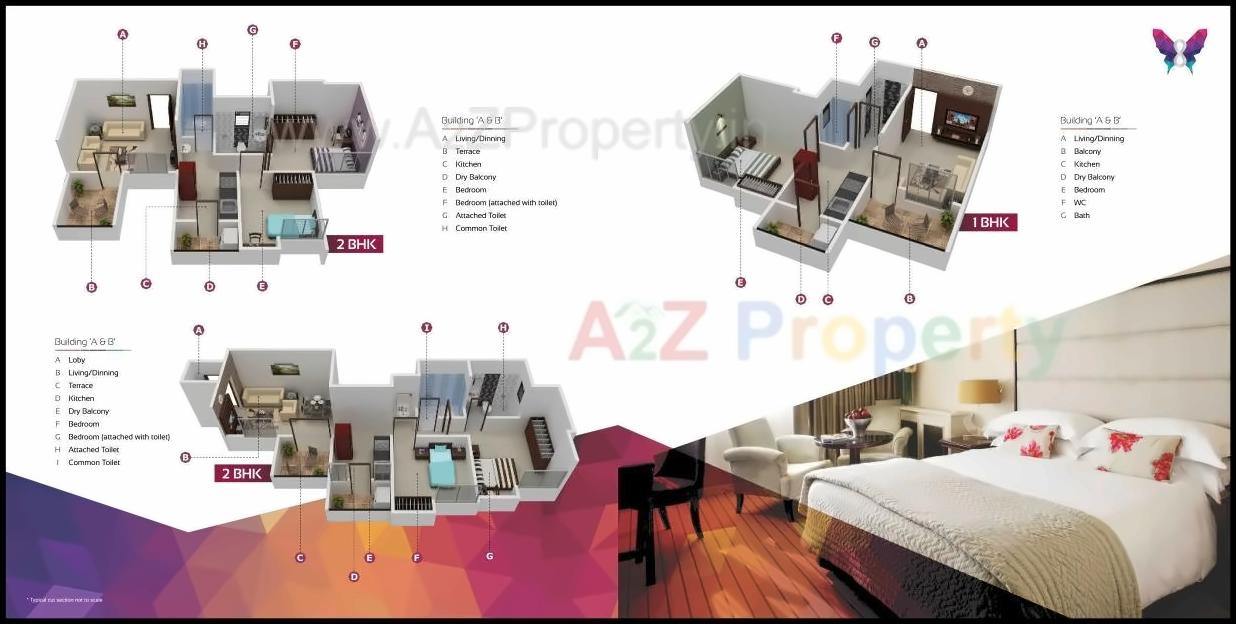 Layout of real estate project Narayan Octave located at Nanekarwadi-ct, Pune, Maharashtra