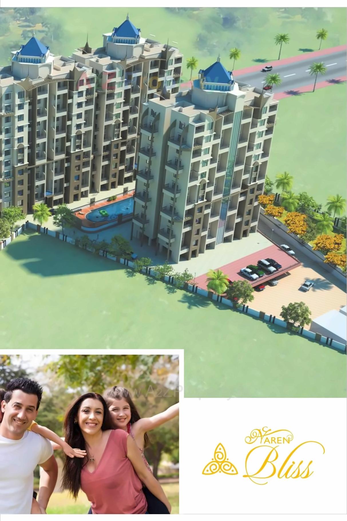 3D Elevation of real estate project Naren Bliss Naren Pearl located at Hadapsar, Pune, Maharashtra