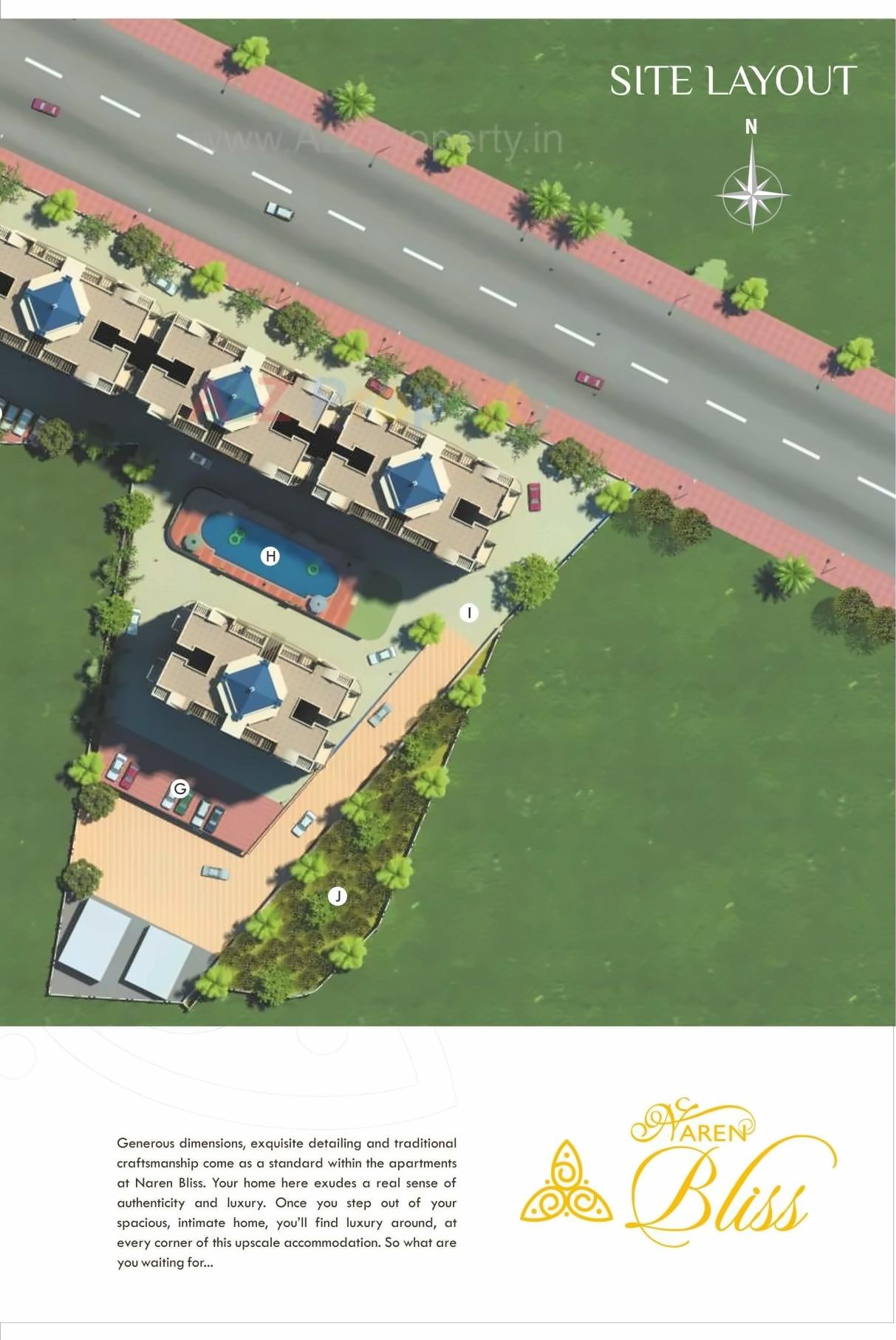 3D Elevation of real estate project Naren Bliss Naren Pearl located at Hadapsar, Pune, Maharashtra