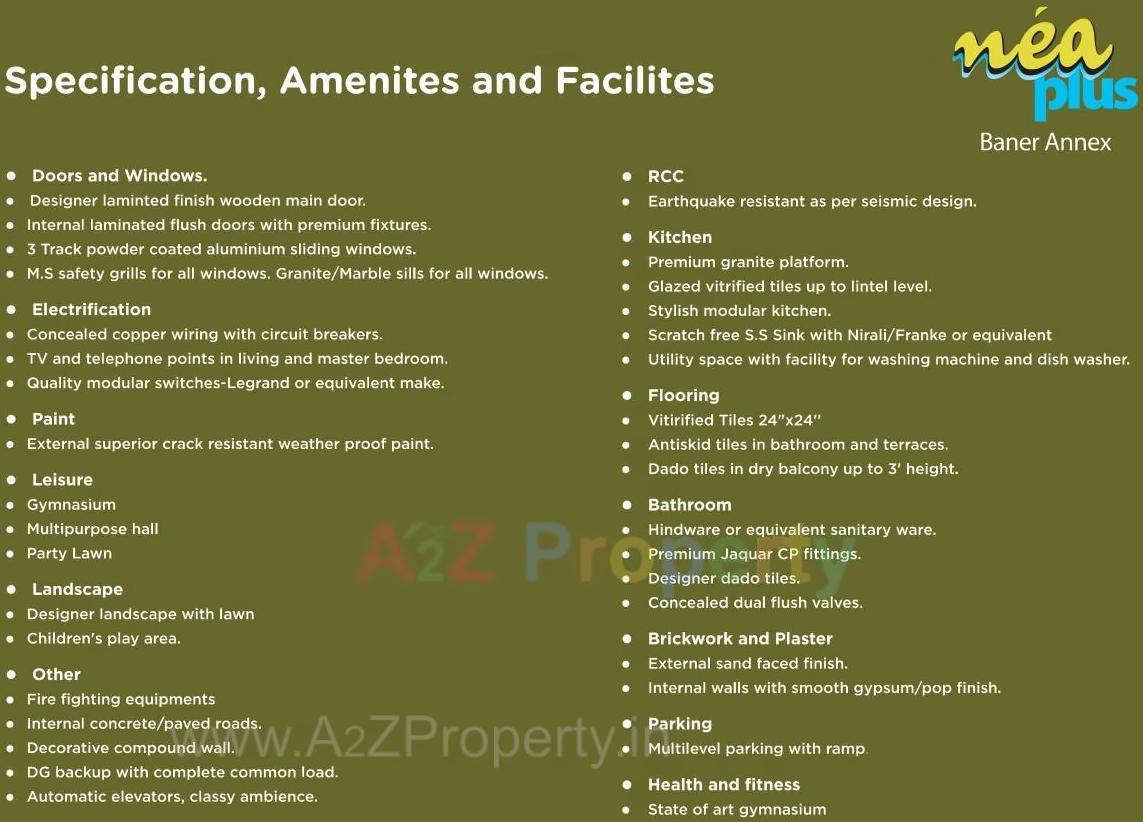  of real estate project Neaplus located at Sus, Pune, Maharashtra