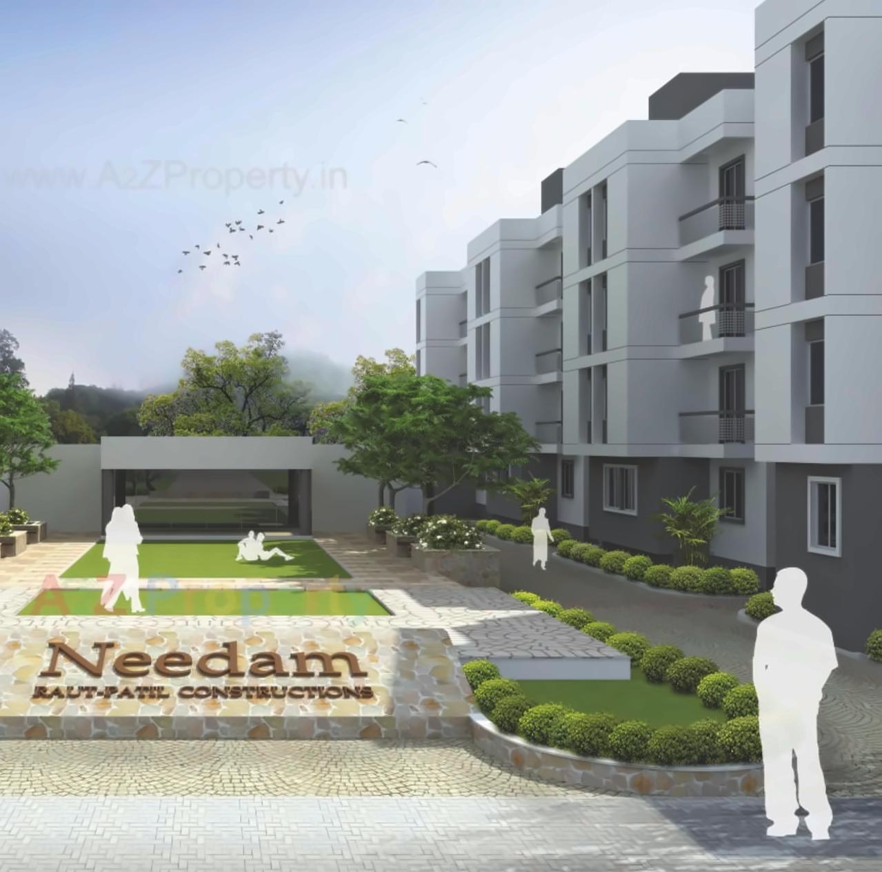 3D Elevation of real estate project Needam   Block located at Koregaon-mul, Pune, Maharashtra
