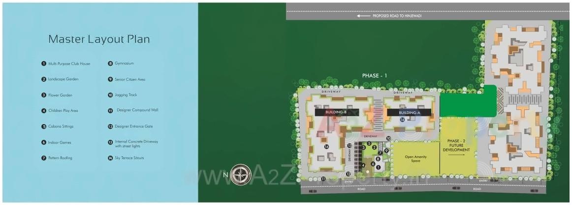 Layout of real estate project Neeti Heritage located at Pune-m-corp, Pune, Maharashtra