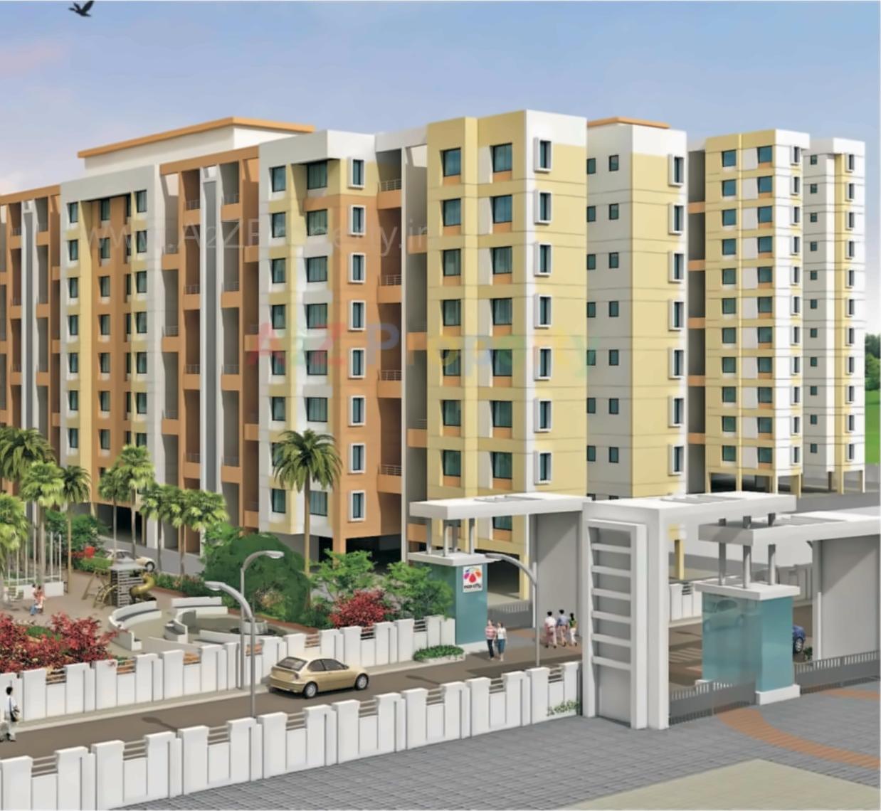 3D Elevation of real estate project Neo City located at Wagholi, Pune, Maharashtra
