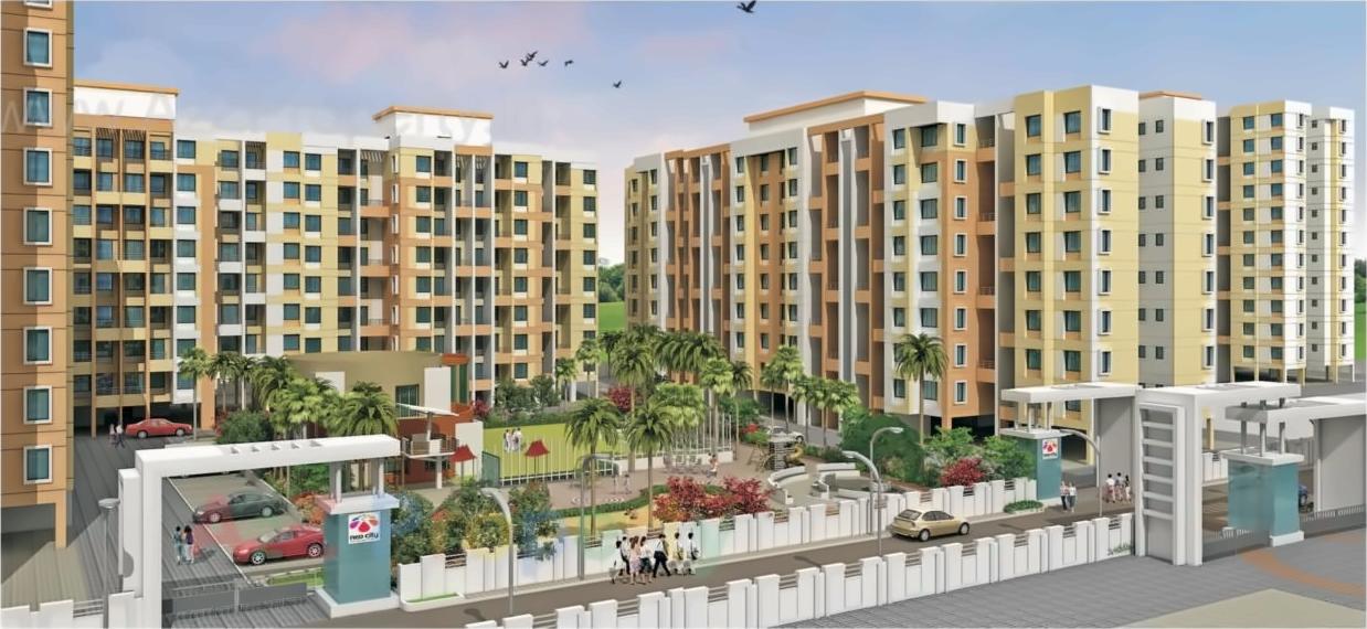 3D Elevation of real estate project Neo City located at Wagholi, Pune, Maharashtra