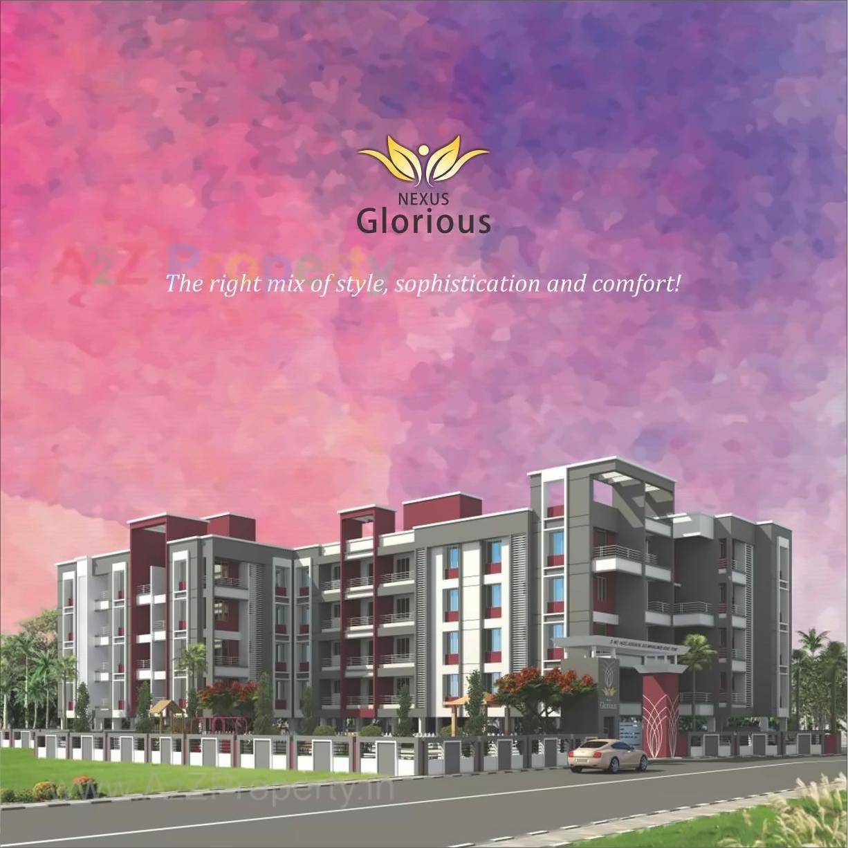 3D Elevation of real estate project Nexus Glorious located at Sus, Pune, Maharashtra