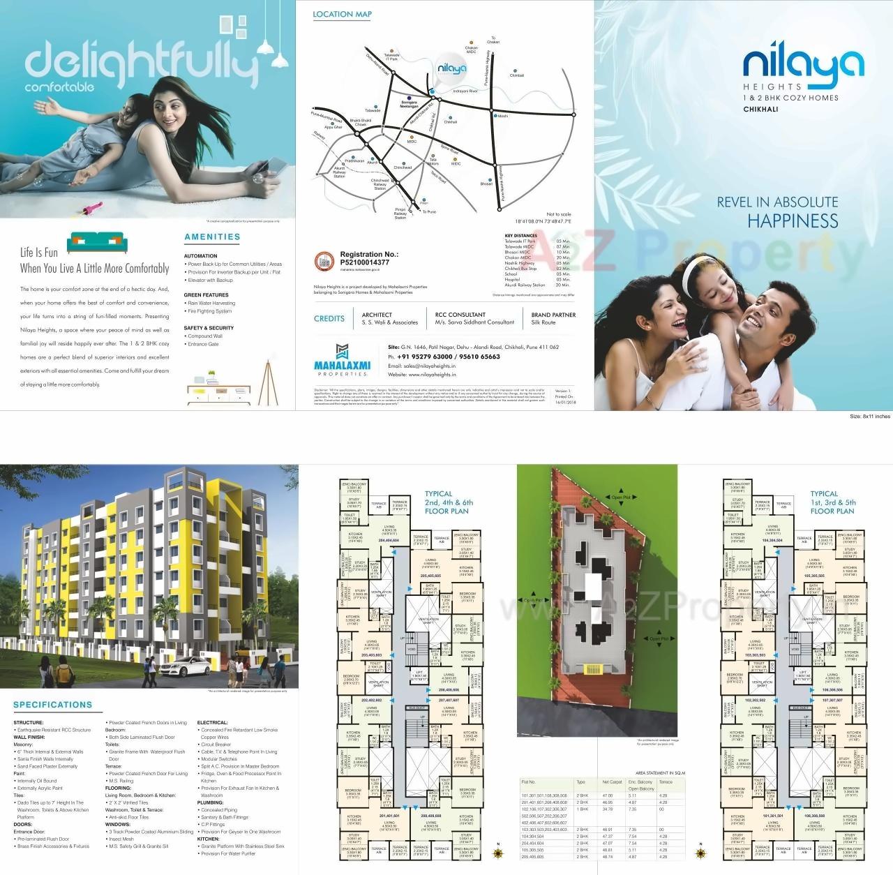  of real estate project Nilaya Heights located at Pimpri-chinchawad-m-corp, Pune, Maharashtra