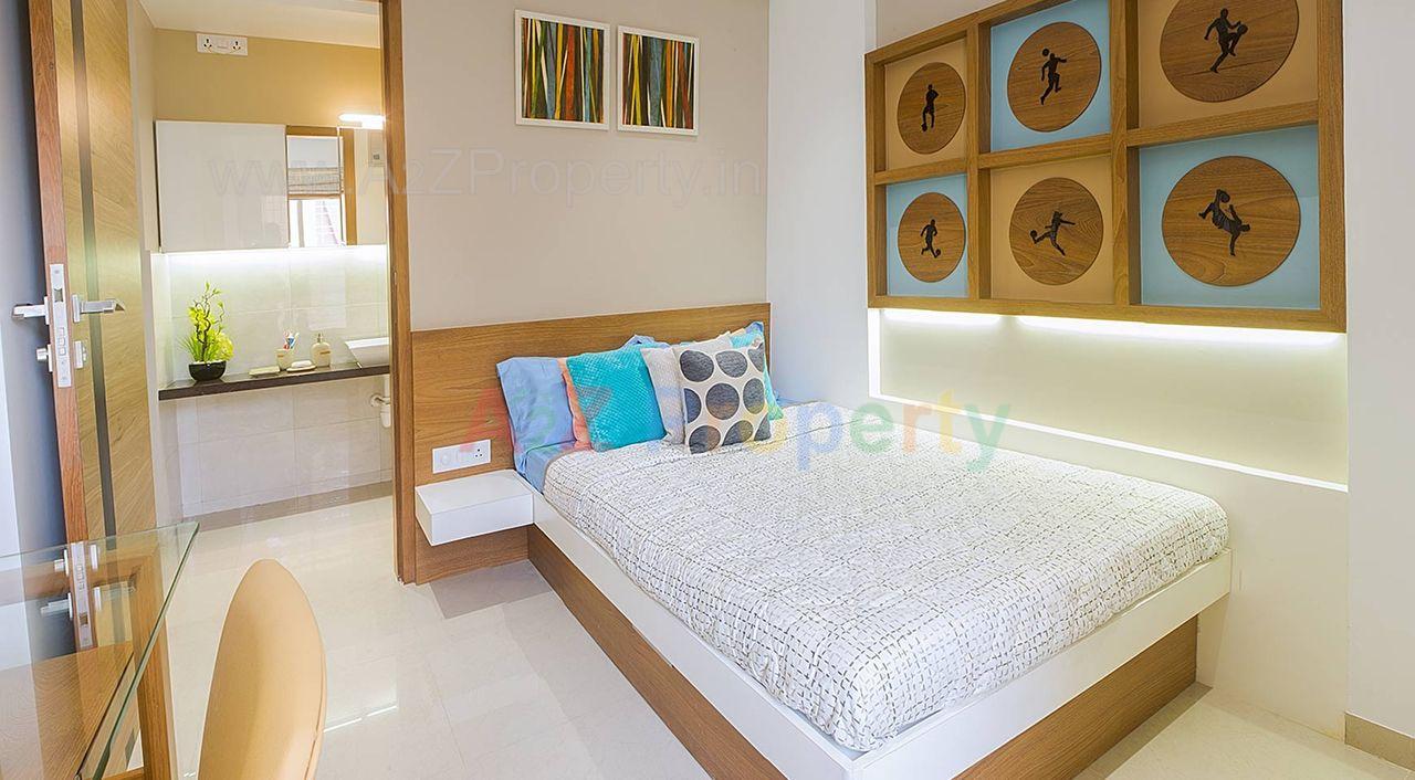 Bedroom Ajikyatara of real estate project Nirman Ajinkyatara located at Ambegaon-bk, Pune, Maharashtra