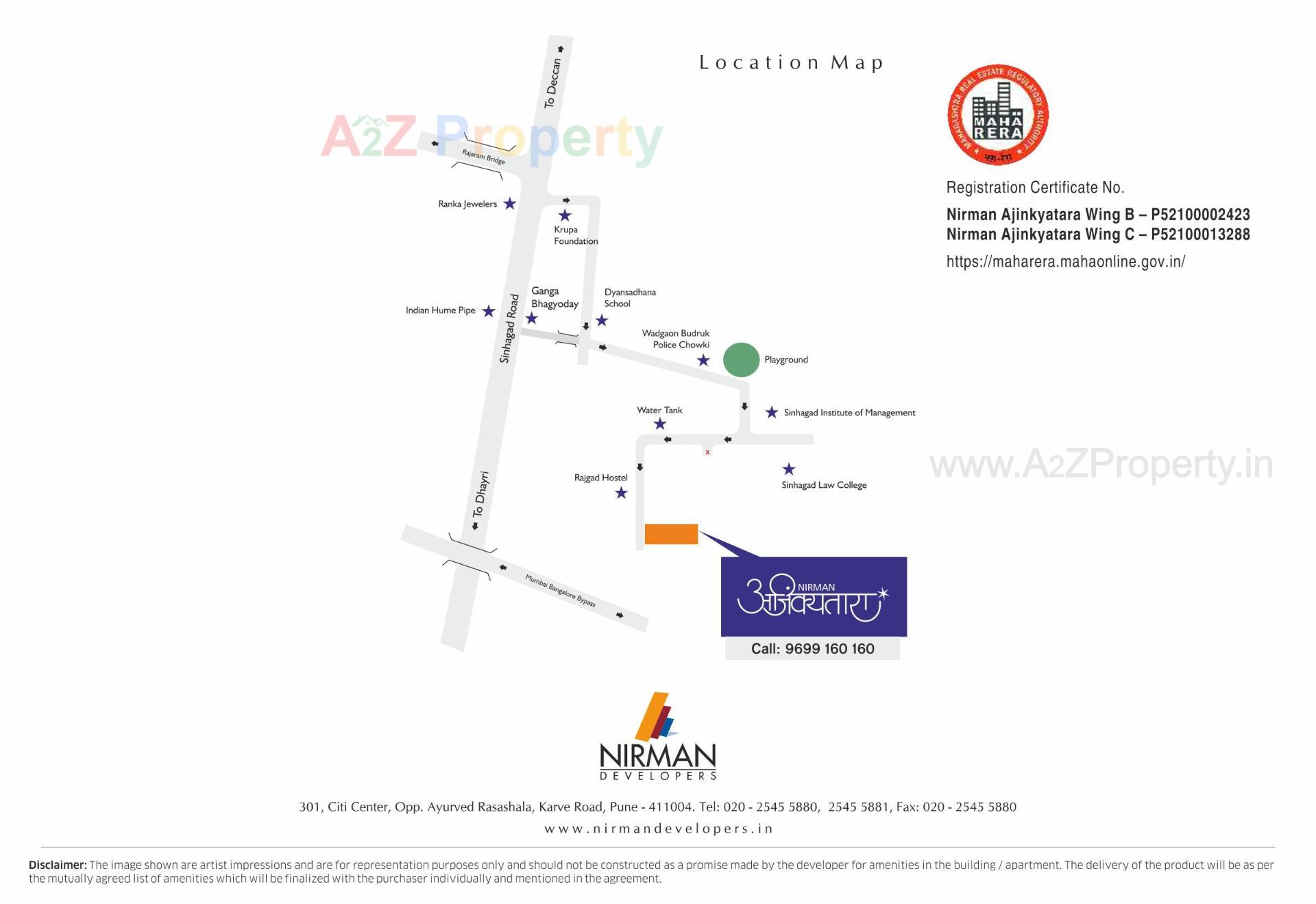  of real estate project Nirman Ajinkyatara located at Ambegaon-bk, Pune, Maharashtra