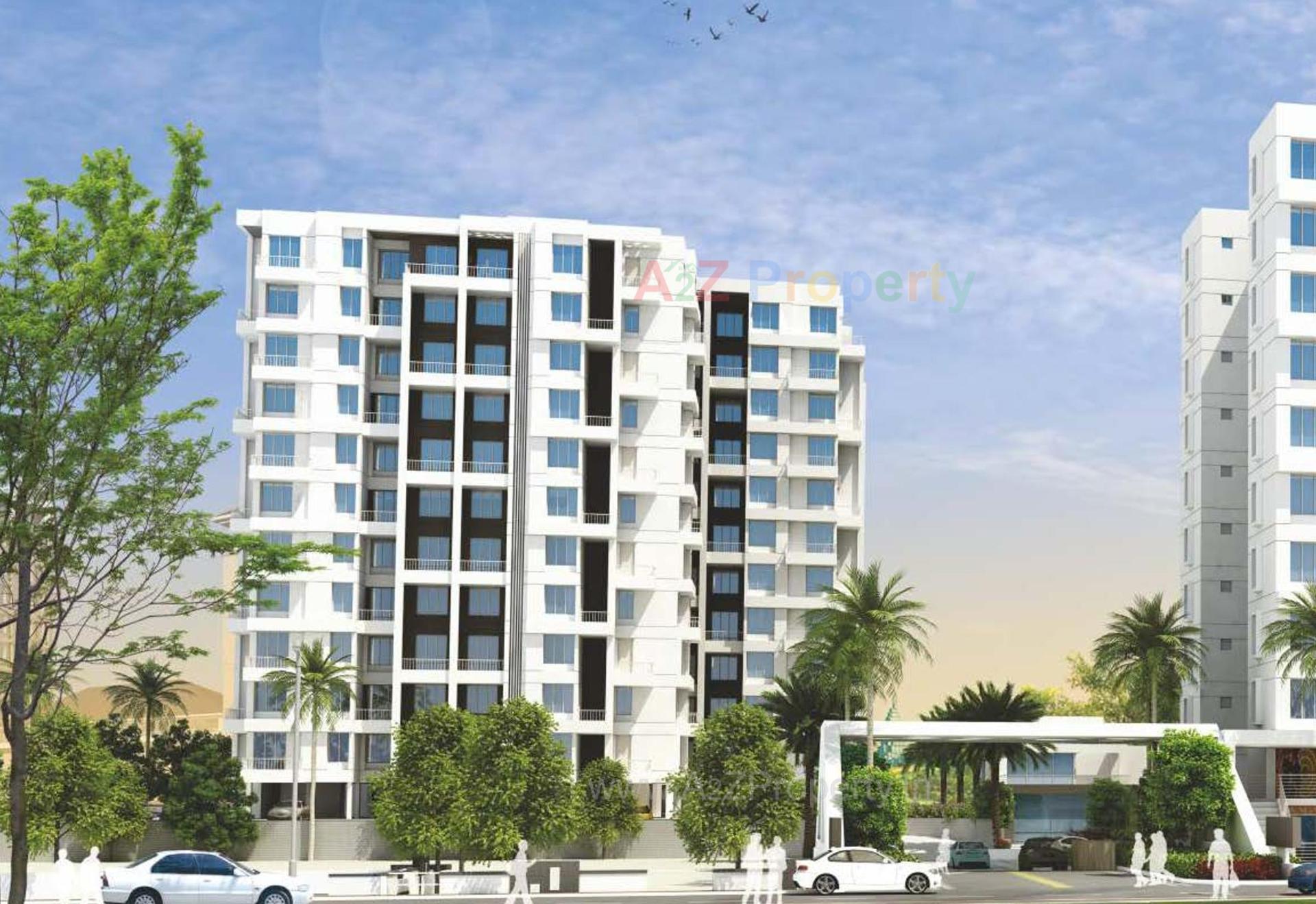3D Elevation of real estate project Nirman Ajinkyatara located at Ambegaon-bk, Pune, Maharashtra
