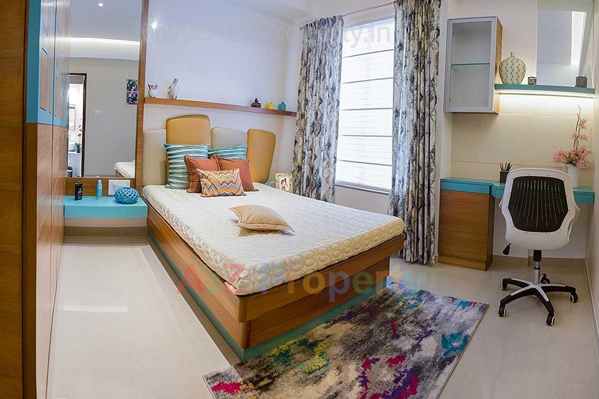 Bedroom 1 of real estate project Nirman Altius located at Kharadi, Pune, Maharashtra