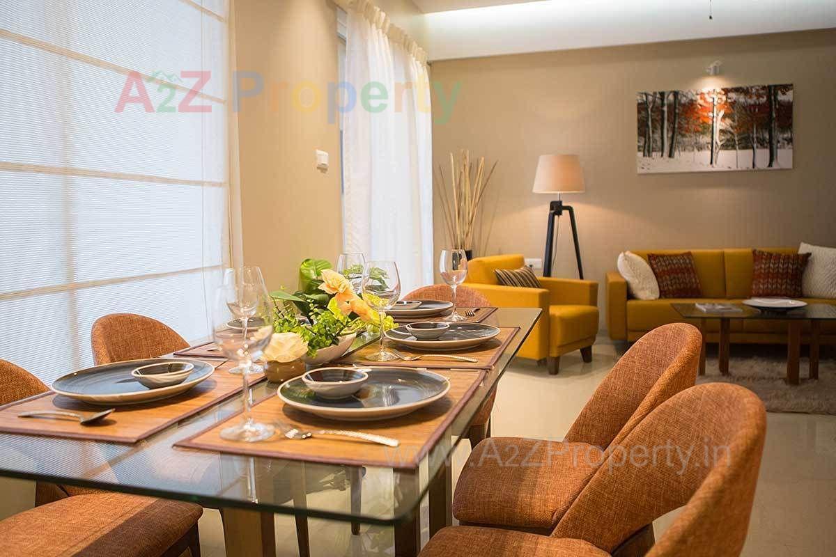 Dinning 1 of real estate project Nirman Altius located at Kharadi, Pune, Maharashtra