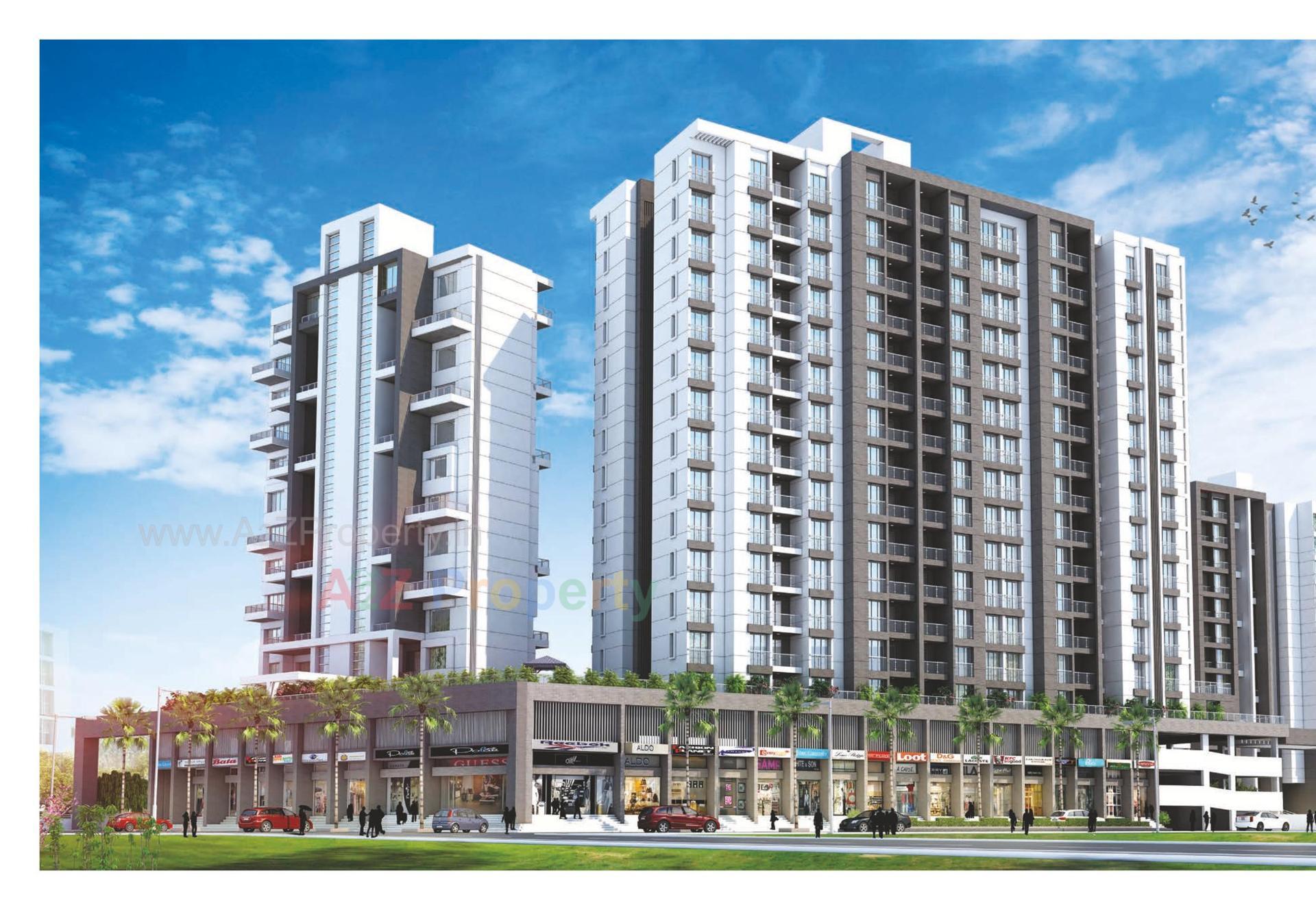 3D Elevation of real estate project Nirman Altius located at Kharadi, Pune, Maharashtra