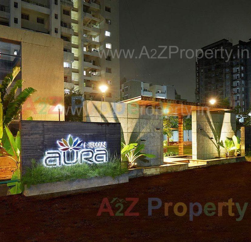 Entrance 1 of real estate project Nirman Aura located at Ambegaon-bk, Pune, Maharashtra