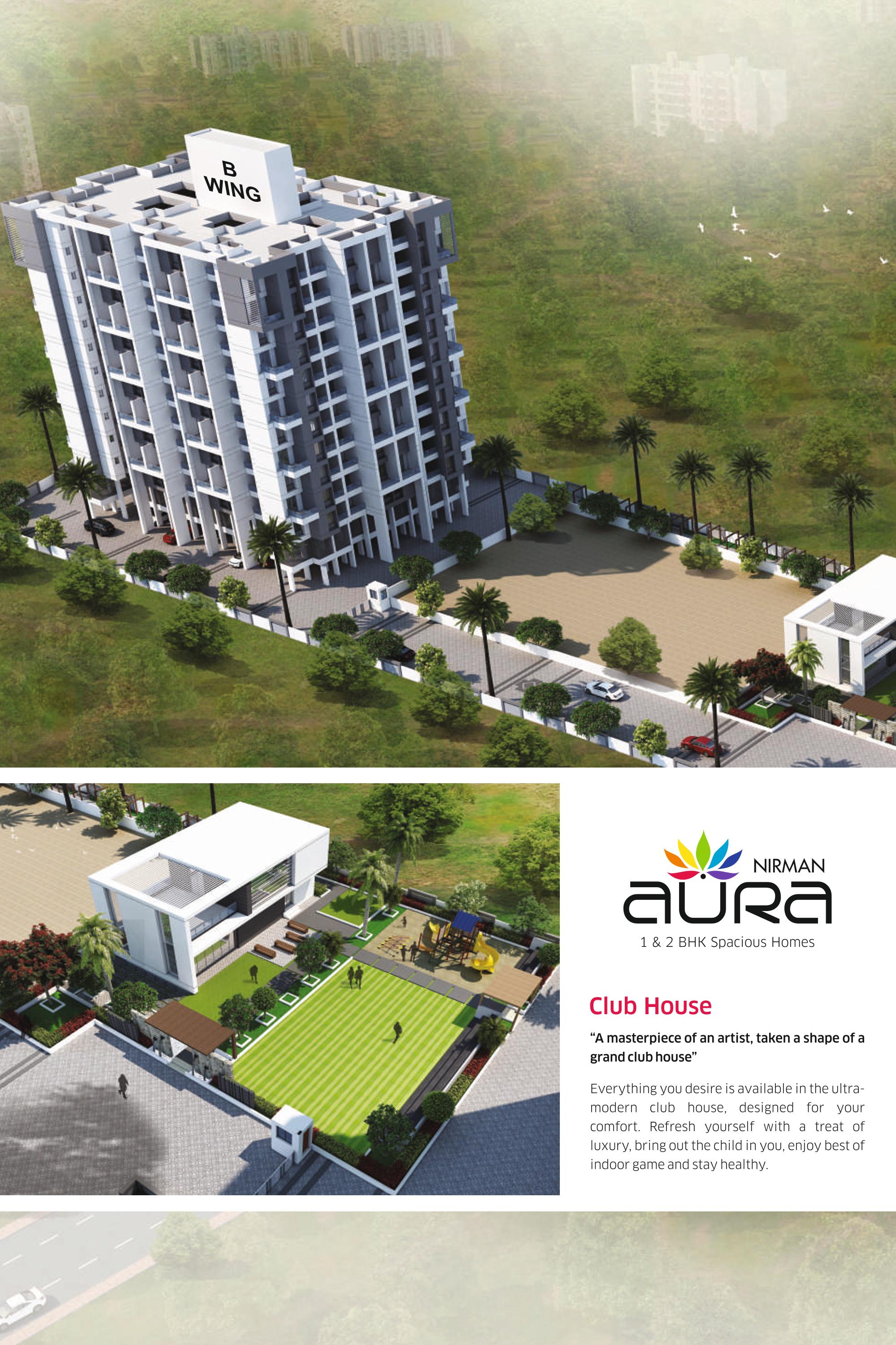 3D Elevation of real estate project Nirman Aura located at Ambegaon-bk, Pune, Maharashtra