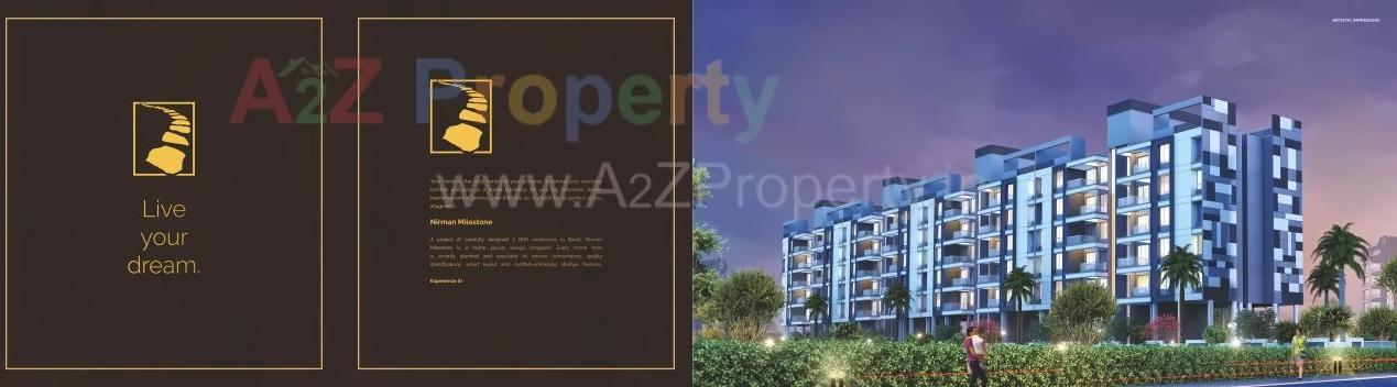 3D Elevation of real estate project Nirman Milestone located at Kivale, Pune, Maharashtra