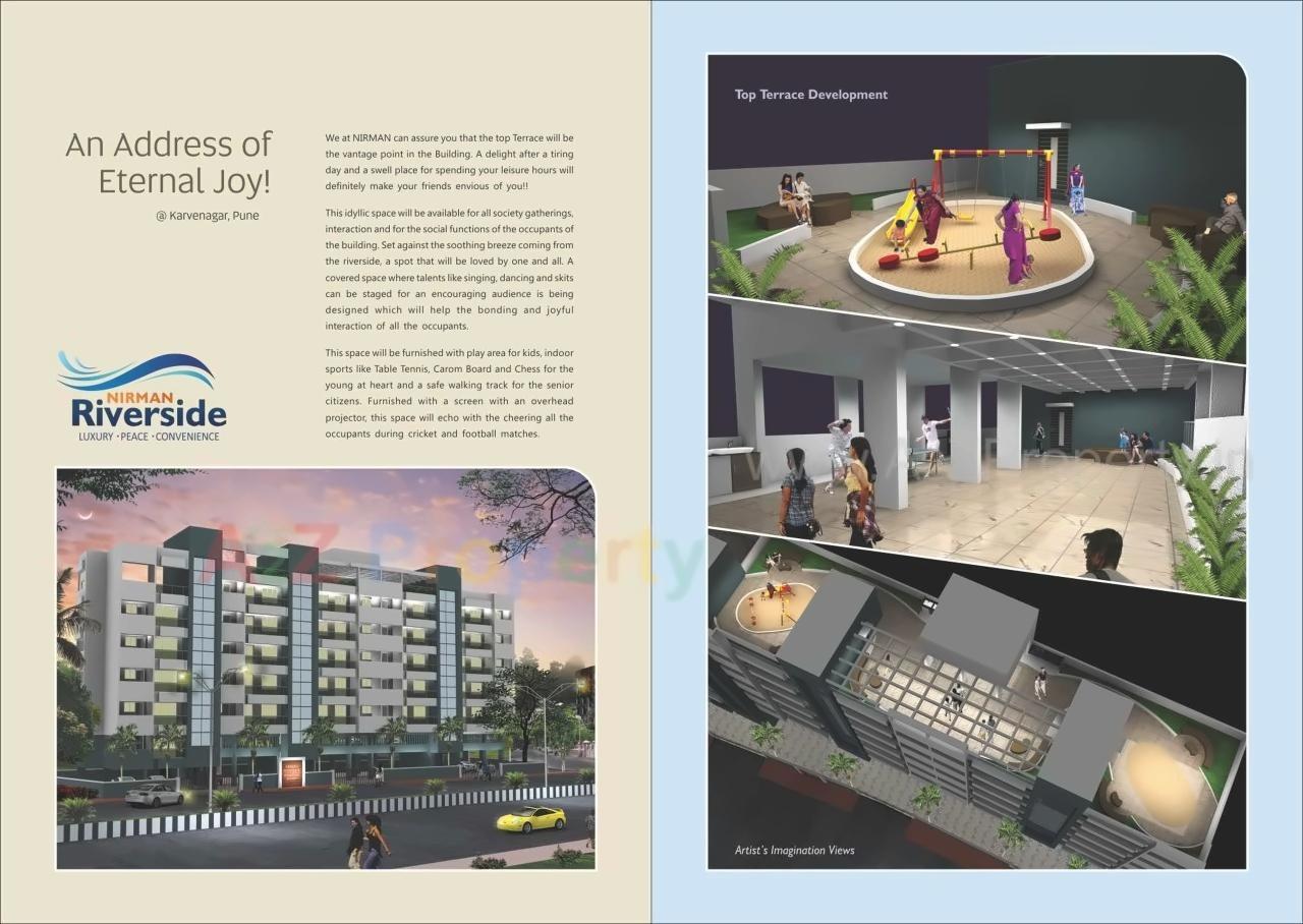  of real estate project Nirman Riverside located at Karve-nagar, Pune, Maharashtra