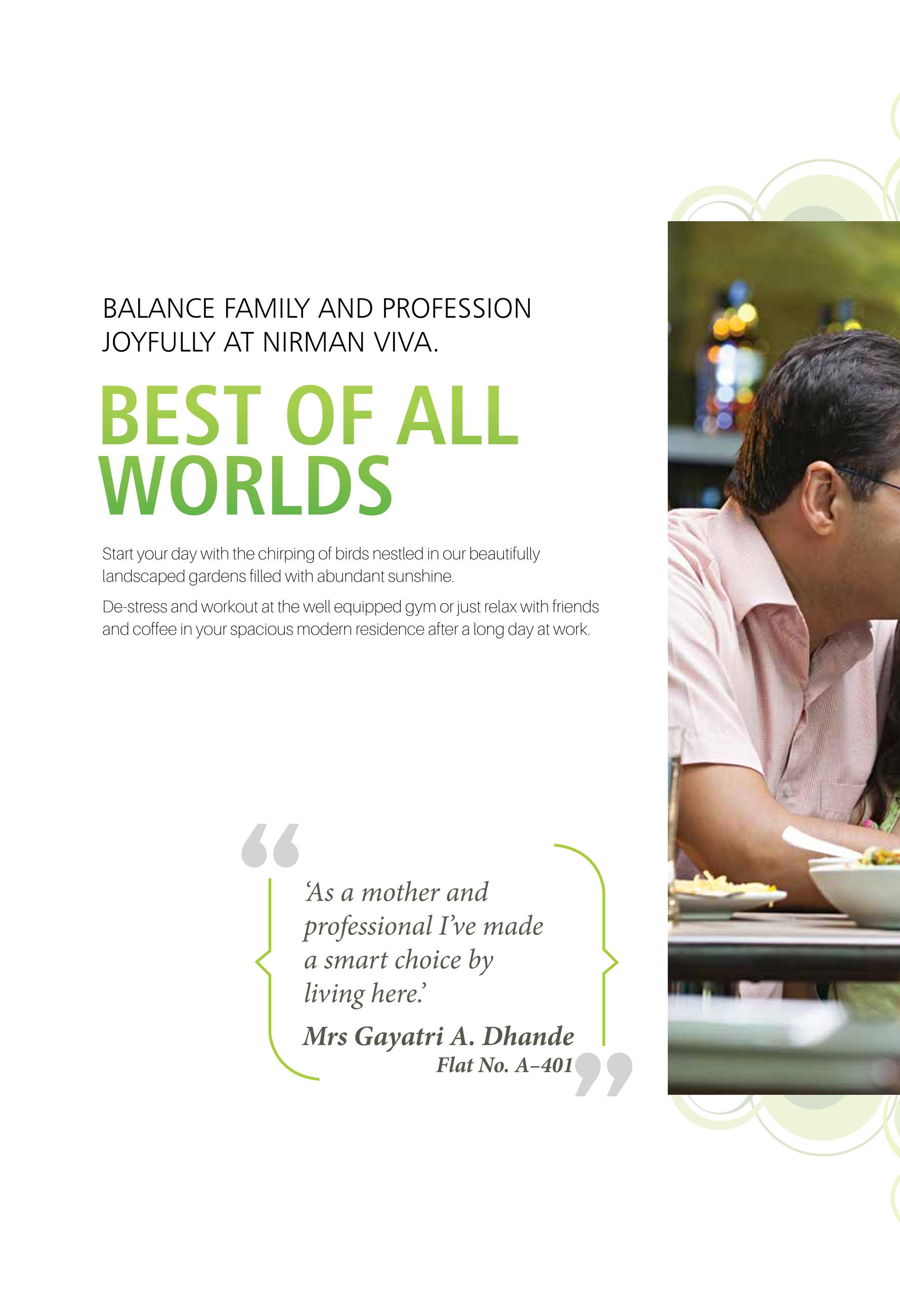 Layout of real estate project Nirman Viva located at Pune-m-corp, Pune, Maharashtra