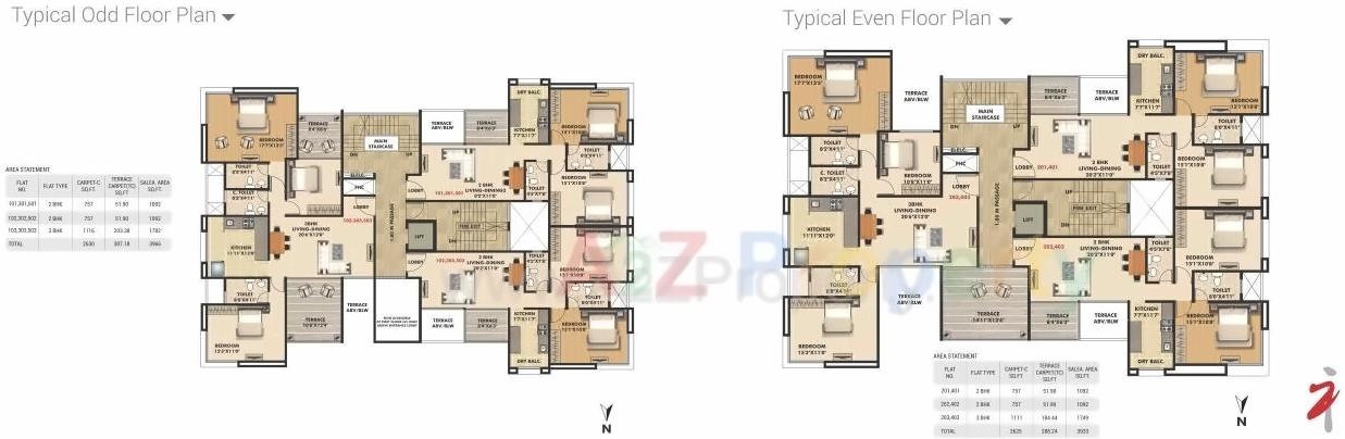 Layout of real estate project Nirvana Zen located at Lohgaon, Pune, Maharashtra