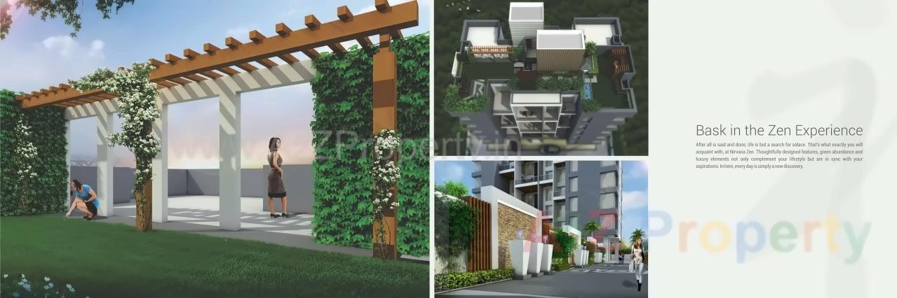 3D Elevation of real estate project Nirvana Zen located at Lohgaon, Pune, Maharashtra