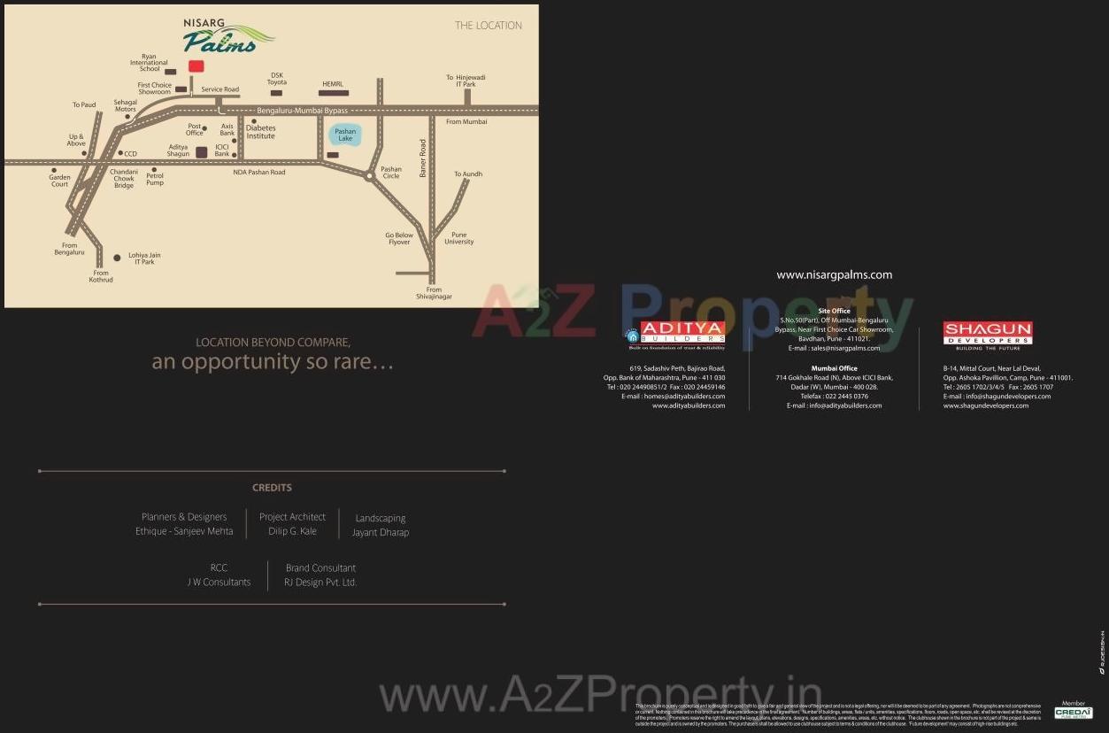  of real estate project Nisarg Palms located at Bavadhan-bk, Pune, Maharashtra