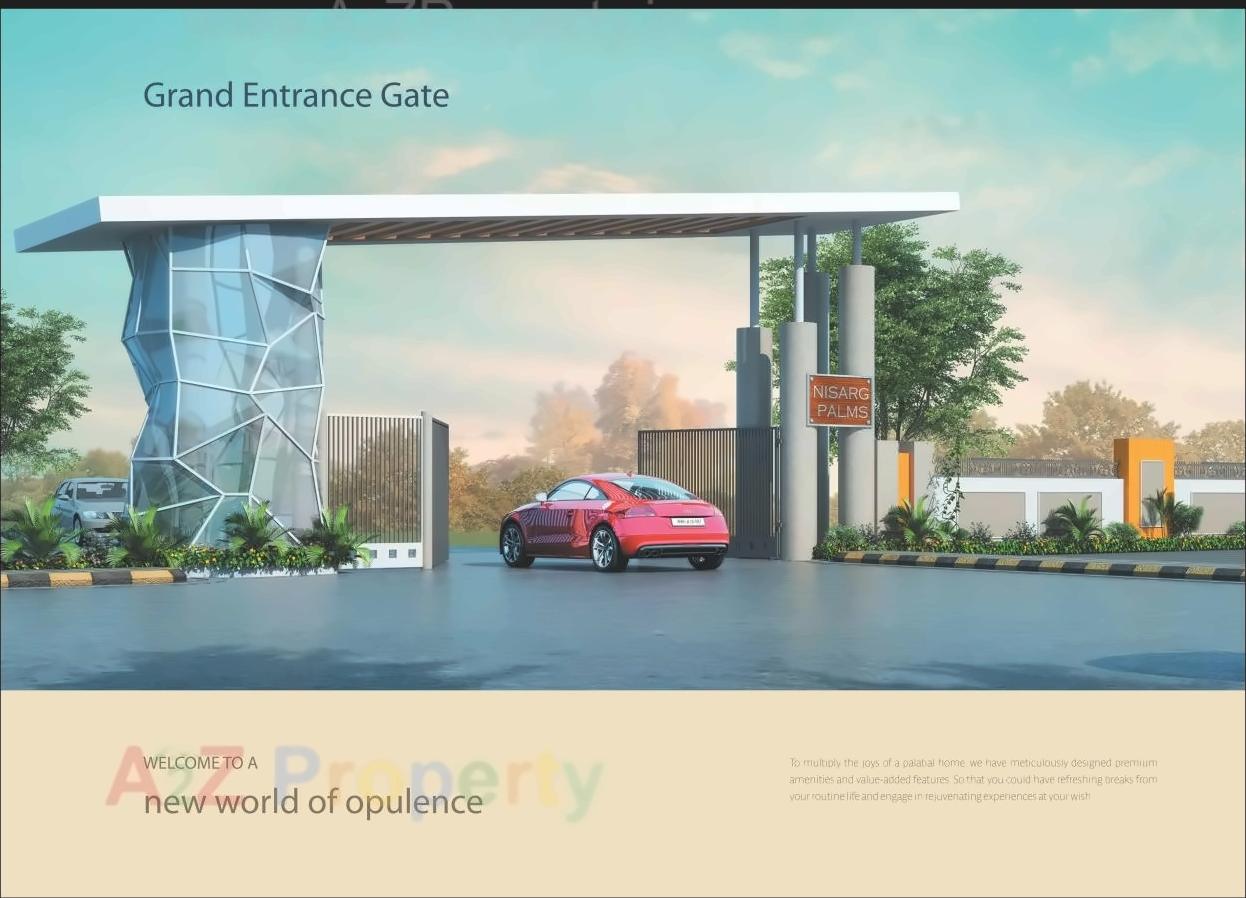 3D Elevation of real estate project Nisarg Palms located at Bavadhan-bk, Pune, Maharashtra