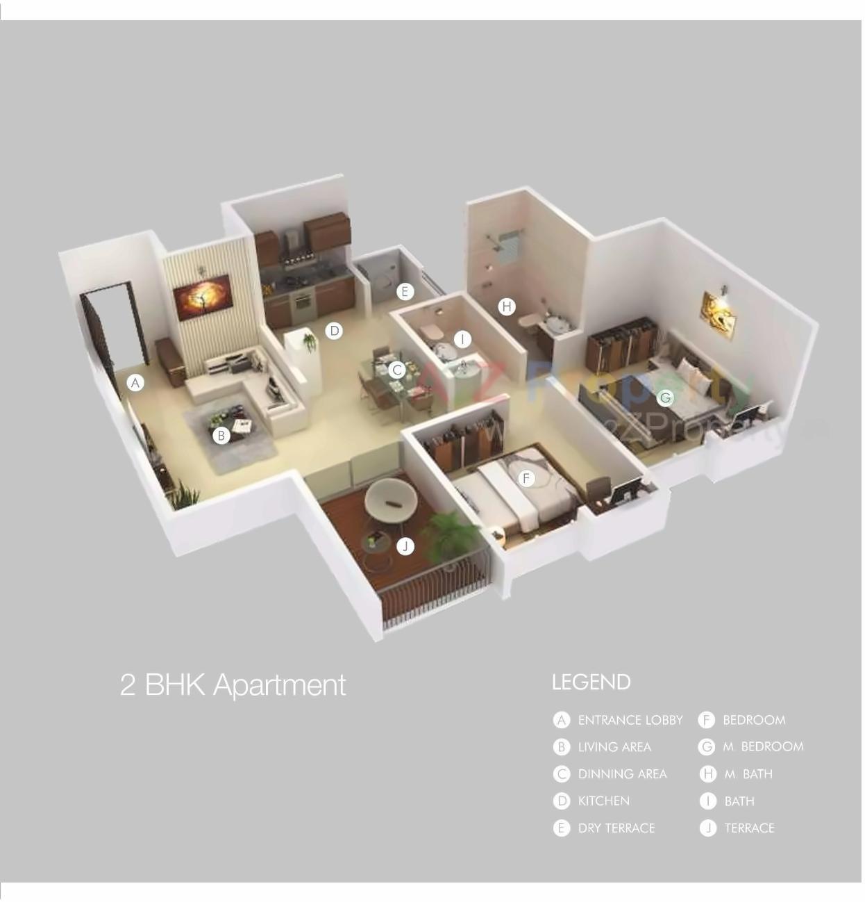 Layout of real estate project Nivasa Udaan located at Lohgaon, Pune, Maharashtra