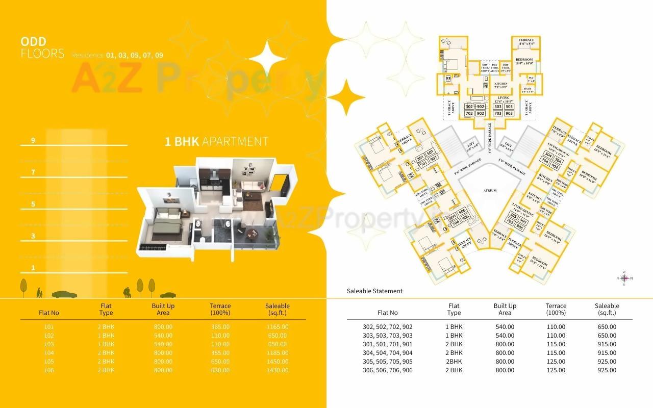 Layout of real estate project Nobles Jewel located at Pune-m-corp, Pune, Maharashtra
