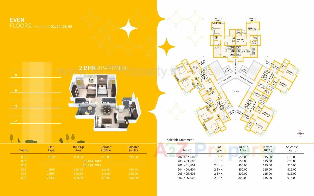 Layout of real estate project Nobles Jewel located at Pune-m-corp, Pune, Maharashtra