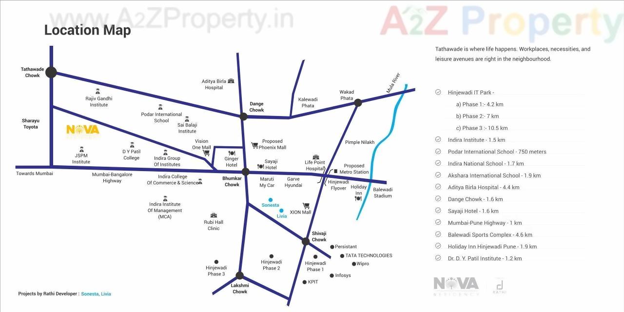  of real estate project Nova Residency located at Tathwade, Pune, Maharashtra