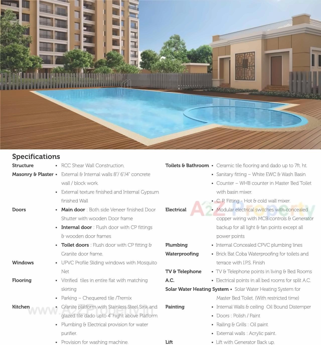 3D Elevation of real estate project Nyati Elysia located at Kharadi, Pune, Maharashtra