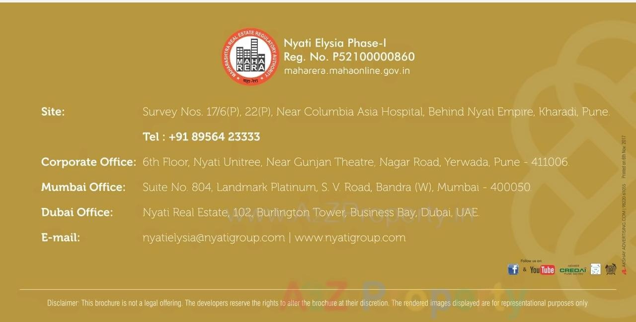  of real estate project Nyati Elysia located at Kharadi, Pune, Maharashtra