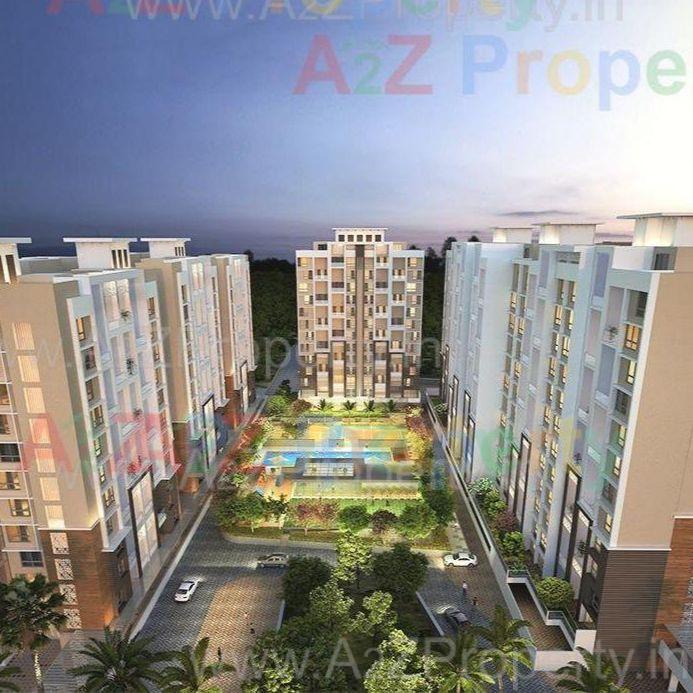 3D Elevation of real estate project Nyati Esteban located at Undri, Pune, Maharashtra