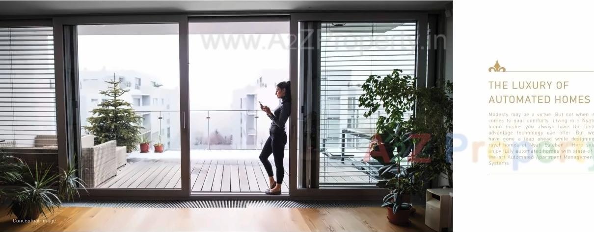 3D Elevation of real estate project Nyati Esteban located at Undri, Pune, Maharashtra