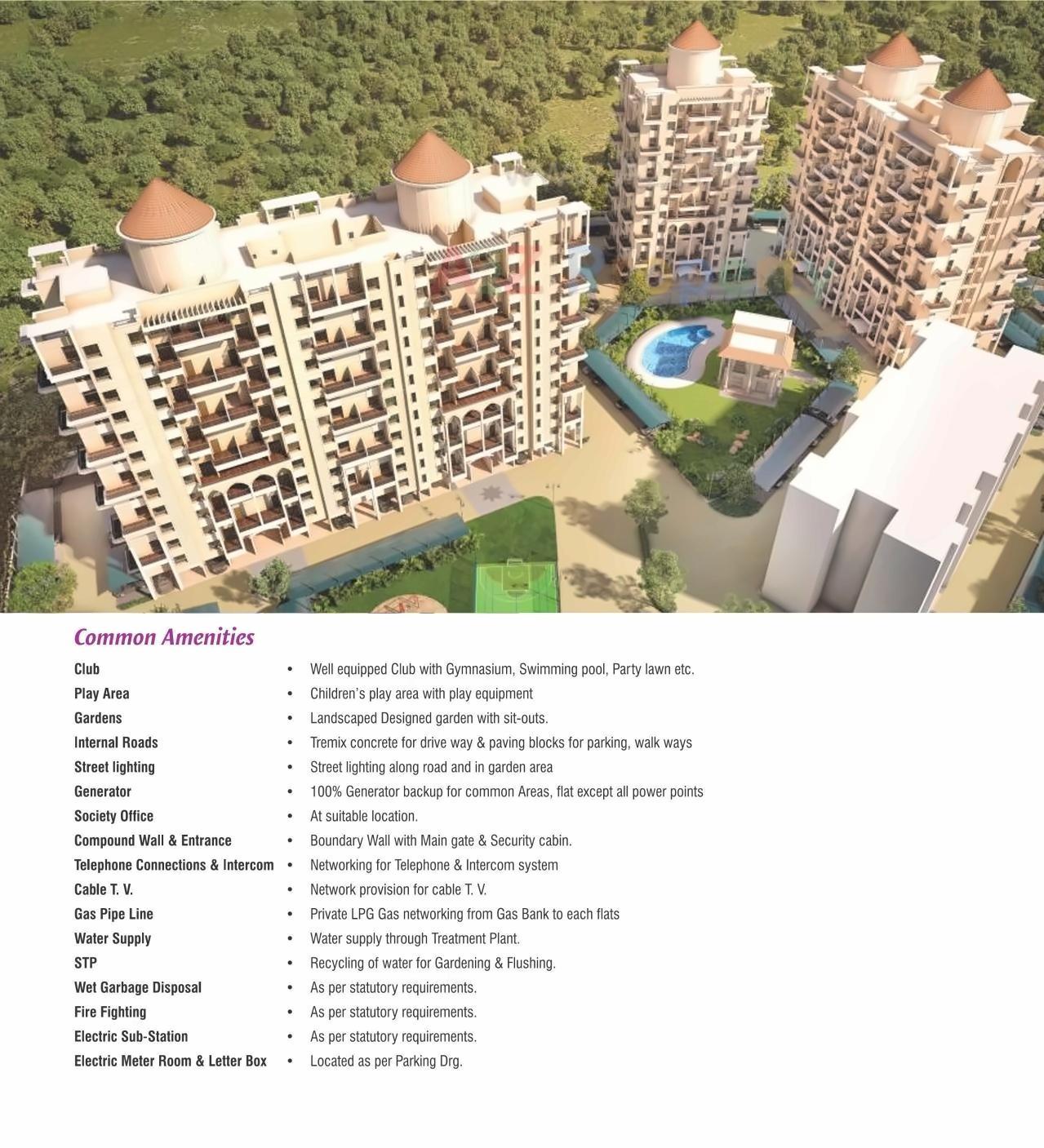 3D Elevation of real estate project Nyati Evara located at Undri, Pune, Maharashtra