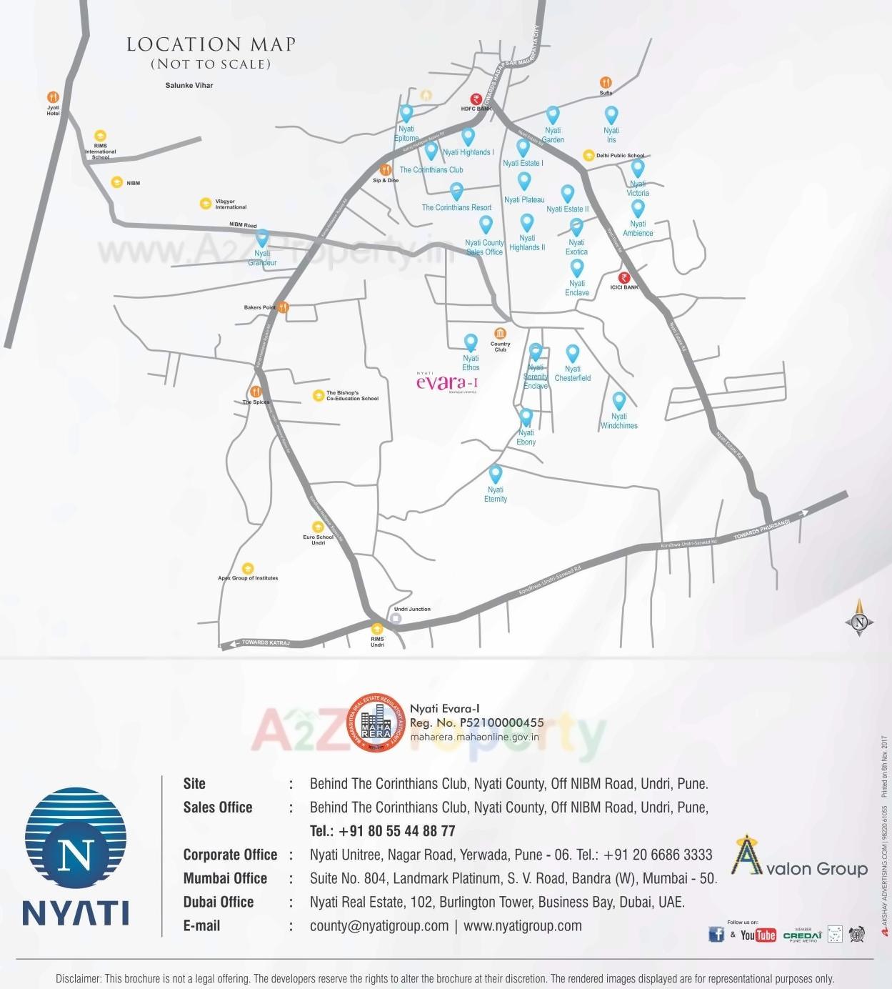  of real estate project Nyati Evara located at Undri, Pune, Maharashtra